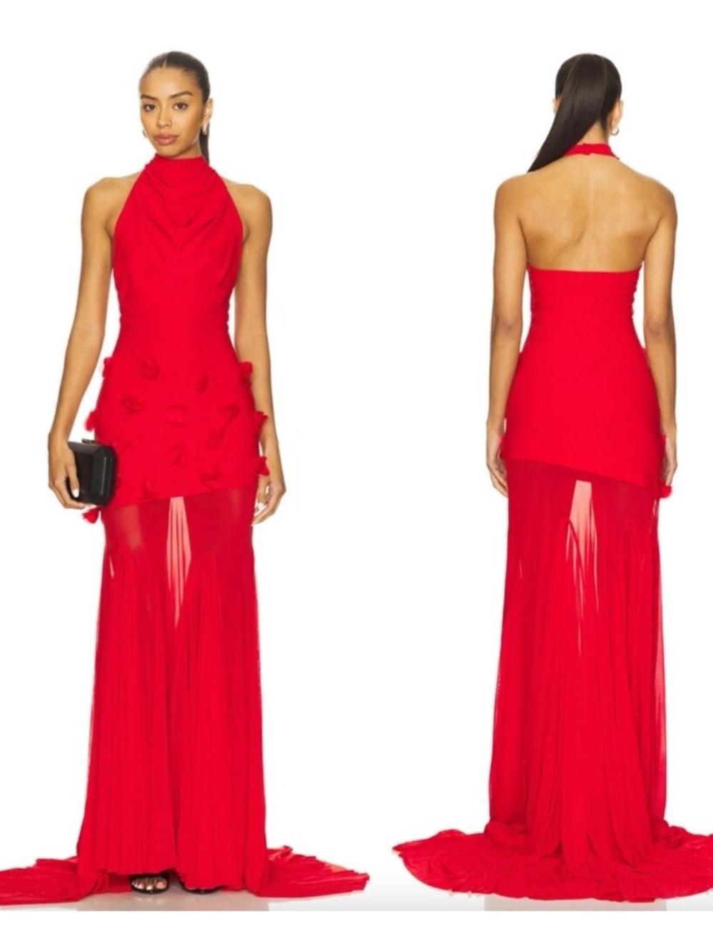 NEW Deme by Gabriella Celeste Gown in Red